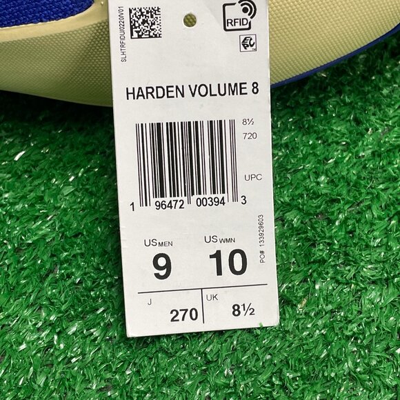 Adidas Harden Vol. 8 Low Mens Basketball Shoes Blue IE2697 VNDS Sz 9 - Picture 7 of 7